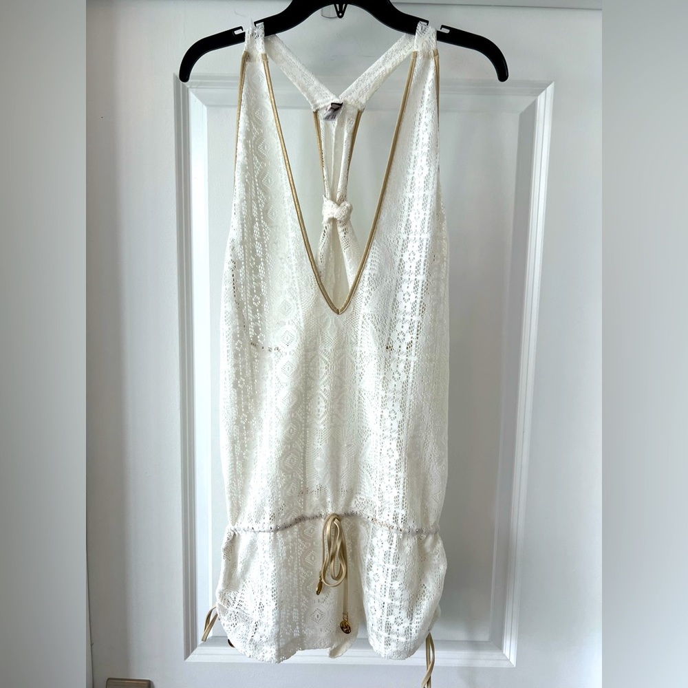 Luli Fama Romper - Swim Cover up - White Gold